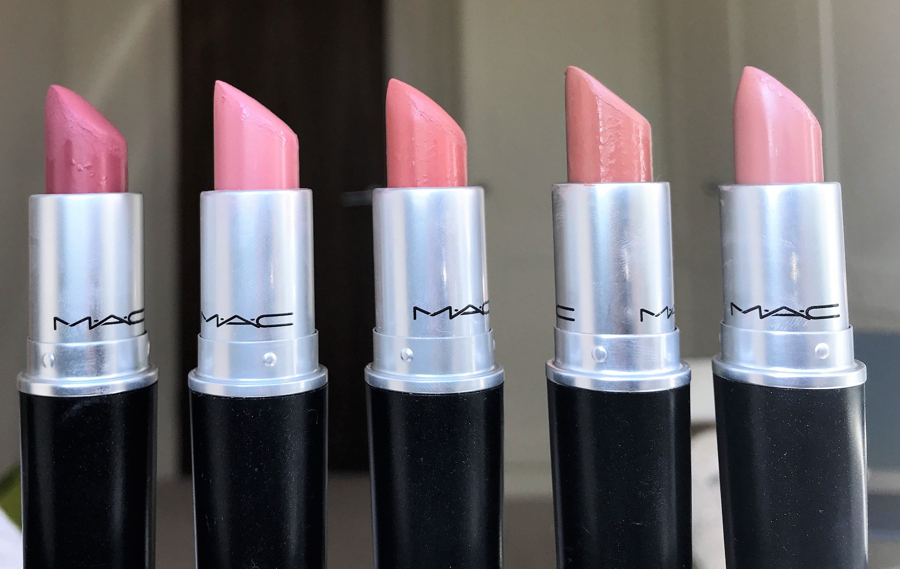 Mac Lipstick On Lips Pink